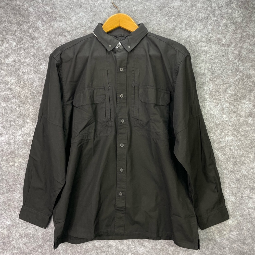 EOTAC Operator Grade Shirt Mens Large Black Tactical Button Up